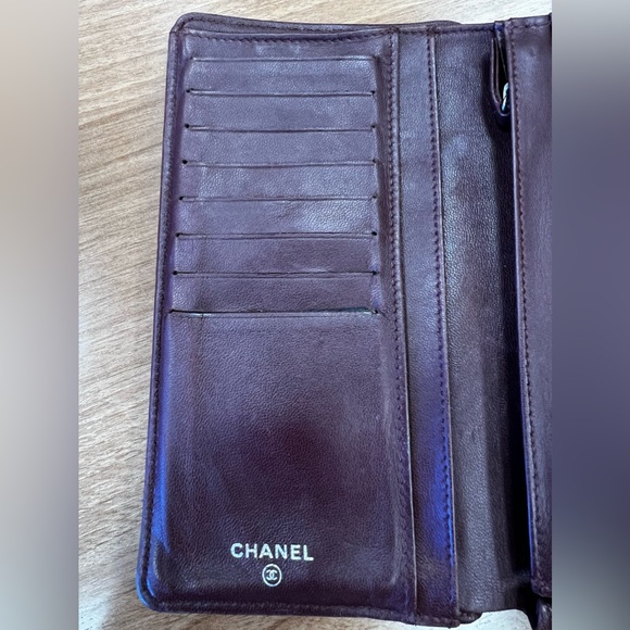 Chanel long lambskin wallet - Picture 4 of 14